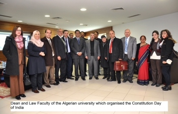 Celebration of Constitution Day in Algeria on 29.11.2016 in University of Algiers, Faculty of Law